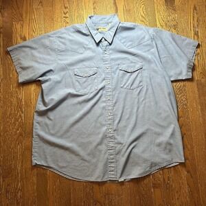 Big Mac Shirt Mens 3XL Big Regular Pearl Snap Western Workwear USA Vintage Style